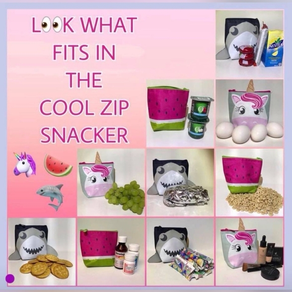 Thirty One Rainbow Cool Zip Snacker - Picture 6 of 8